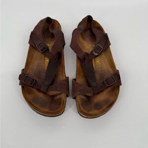 Birkenstock Brown Leather Sandals